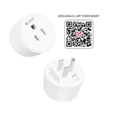 TEROS - Tomacorriente TE-9101W Smart AlexaGoogle Assistant 10A WIFI
