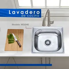 GENERICO - Lavadero de Acero Inoxidable