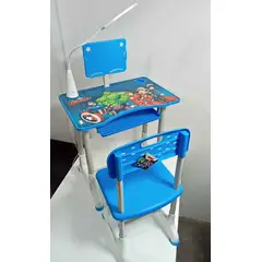 GENERICO - Escritorio Para Niños Modelo Ergonomico con Lampara Led