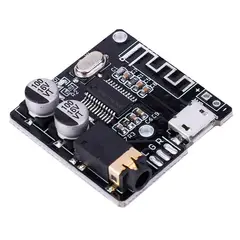 GENERICO - Placa Receptora De Audio Bluetooth 5.0 Micro USB Negro