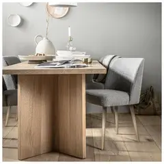 VENTITAS HOME - Mesa de Comedor Contemporánea Liao Madera