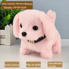 DANWEILE - Adorable Perro Peluche de peluche que camina, ladra y mueve la cola