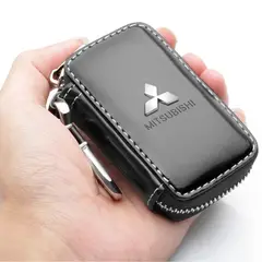 GENERICO - FUNDA DE CUERO PARA LLAVE DE CARRO - MITSUBISHI