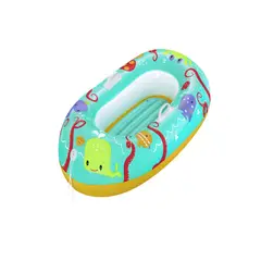 BESTWAY - Flotador bote Junior Happy Crustáceo 119x79cm -