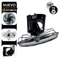 Imaco - Ventilador de Techo Orbital 360° OCF7919 Negro