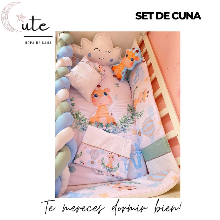 SET DE CUNA 100% ALGODÓN PIMA