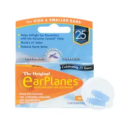 GENERICO - Tapones para Dolor de Oído en Avión - Niños y Oídos Pequeños - EARPLANES