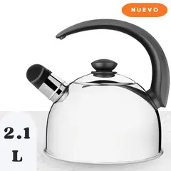 TRAMONTINA - Tetera 2.1 L con Silbador