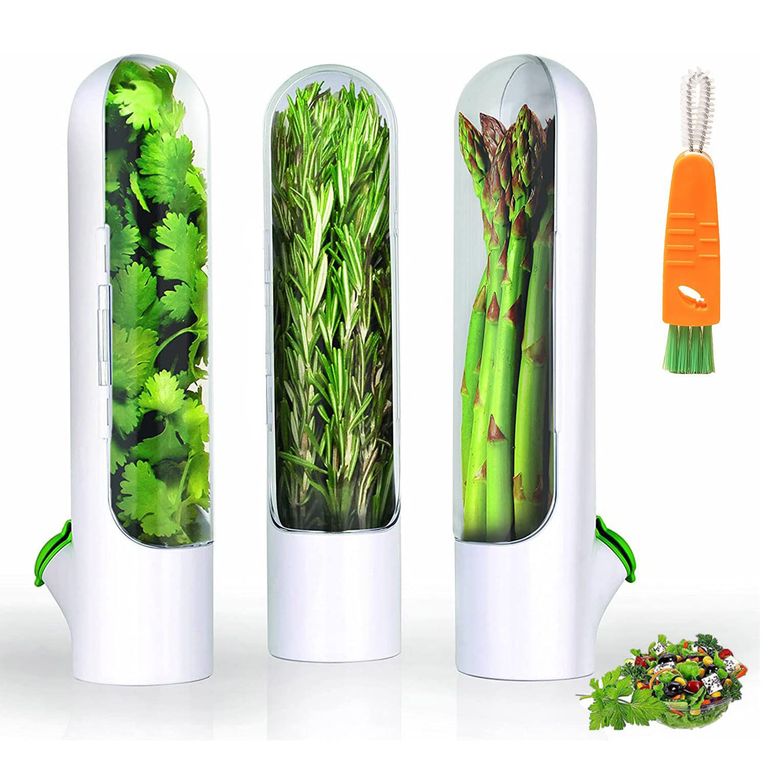 Pack x3 Conservador de hierbas verduras Herb Saver