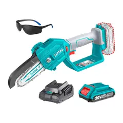 TOTAL TOOLS - MOTOSIERRA TOTAL 20V INALÁMBRICO JARDINERÍA MÁS 1 BATERÍA - COMBO