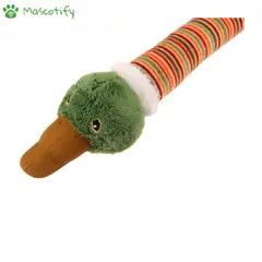 GIGWI - Crunchy Neck Duck - Juguete para perros