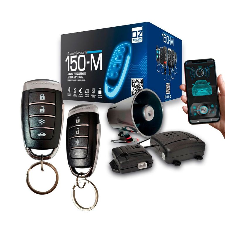 Alarma de Auto Bluetooth App Universal 150 Metros T216-BT