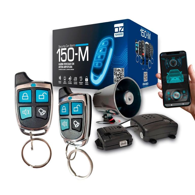 Alarma de Auto Bluetooth App Universal 150 Metros T233-BT