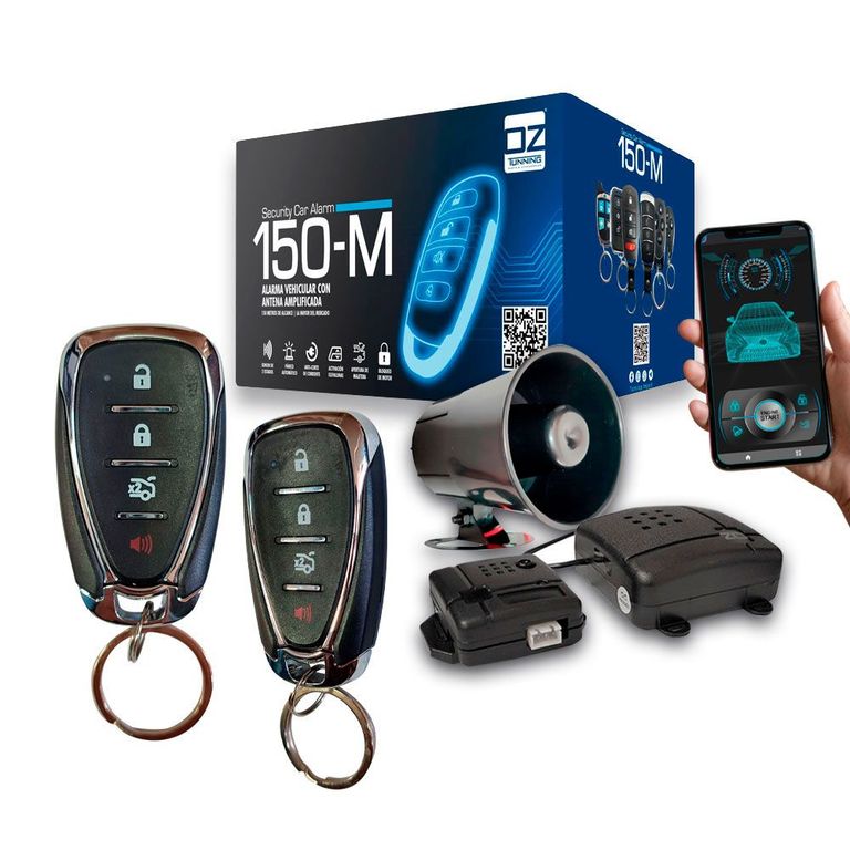 Alarma de Auto Bluetooth App Universal 150 Metros T373-BT