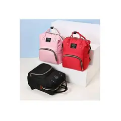 GENERICO - Pañalera Mochila Maternidad Impermeable rosado