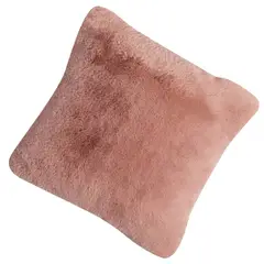 GENERICO - COJIN CUADRADO PELO CORTO 35X35 CAMELLO