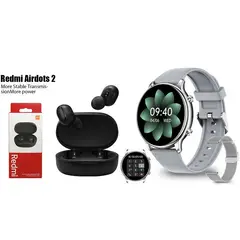 XIAOMI - Y66 Smartwatch+Audífonos Auriculares Bluetooth Redmi AirDots2