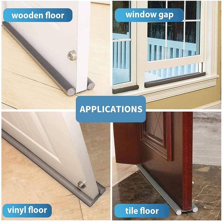 PROTECTOR PARA PUERTA ANTIPÓLVO BURLETE AJUSTABLE