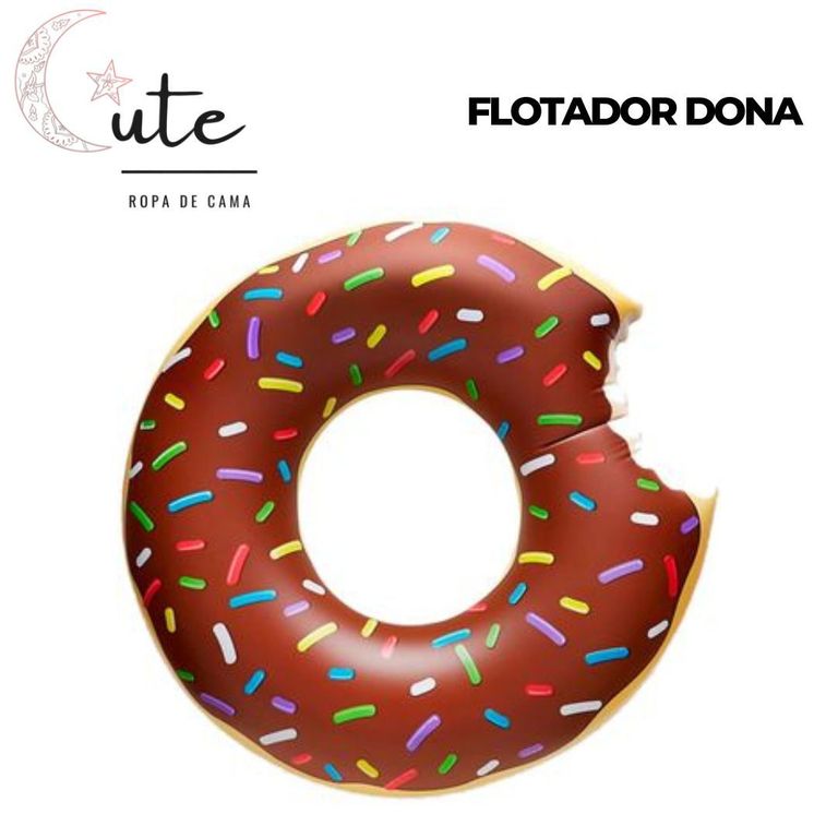 FLOTADOR INFLABLE DONA DE CHOCOLATE