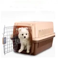 GENERICO - TRANSPORTADOR KENNEL L60 DOBLE PISO Y PLATO COLGANTE