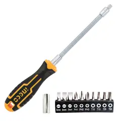 INGCO TOOLS - Destornillador Flexible con accesorios Ingco AKSDFL1208