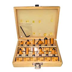 INGCO TOOLS - Kit 12 Fresas 6 mm para ruteadora Ingco AKRT1201