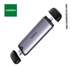 UGREEN - CM353 (70532) CASE CARCASA SSD NVME M.2 USB 3.0 CONEXION DUAL