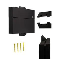 PLAYSTATION - Soporte Pared Ps4 version Slim Fat Negro.