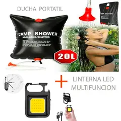 GENERICO - Ducha Portátil Linterna Led Multifunción