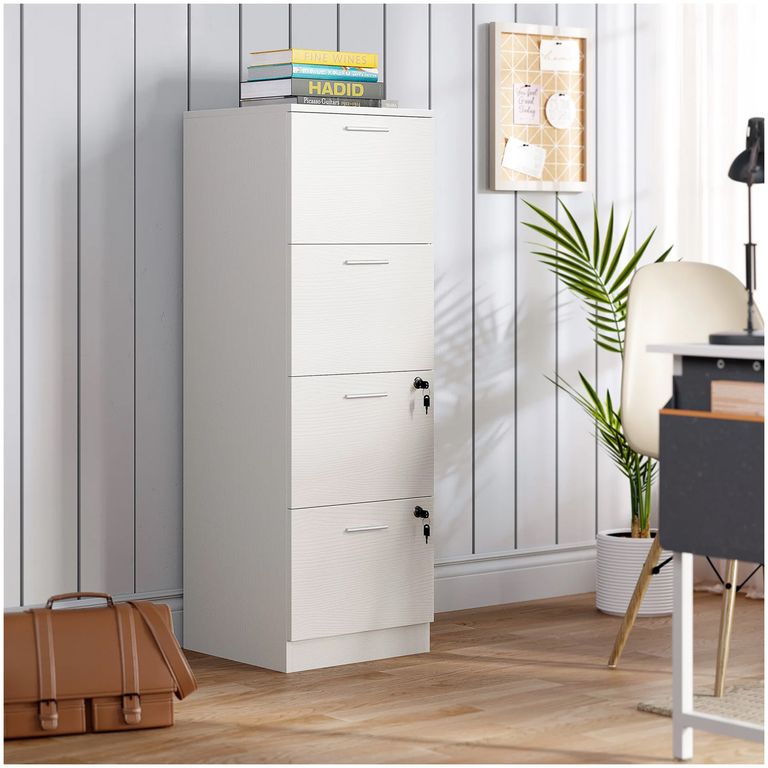 Archivador Manu 4 Compartimientos Ventitas Home Blanco