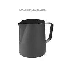 GENERICO - Jarra barista en acero negro 600 ml