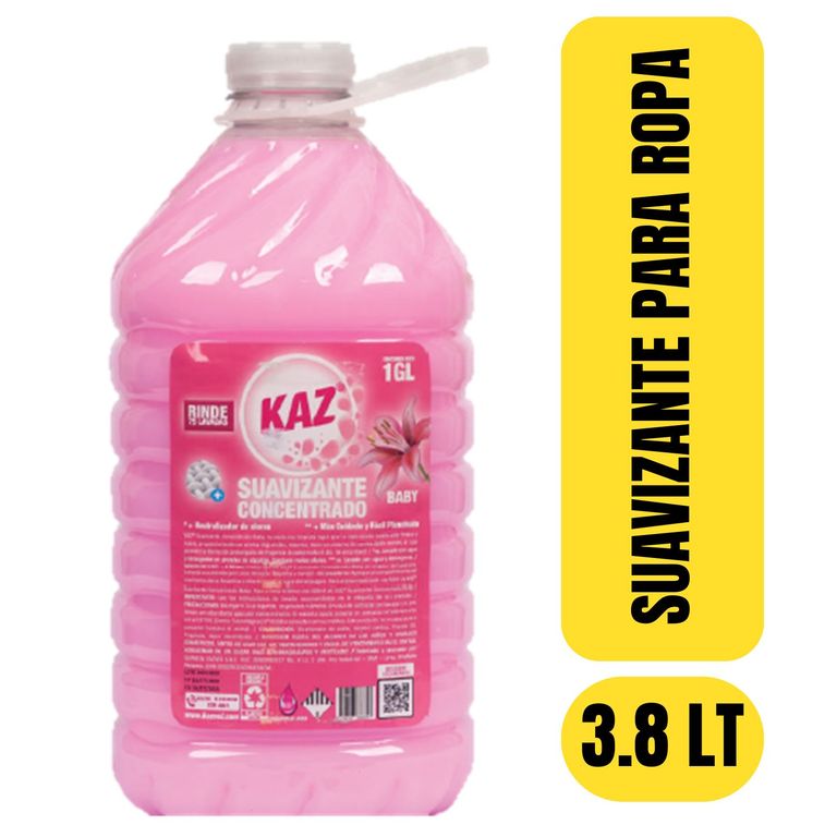 SUAVIZANTE PARA ROPA AROMA BEBE 3.8 LTS