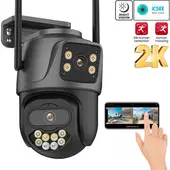 OEM - Camara Doble Lente Exterior Wifi Icsee 2K Vigilancia Seguridad 2025