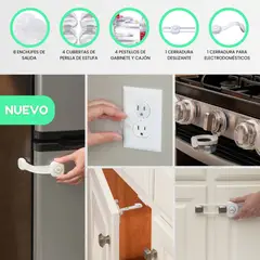 GENERICO - Set de Seguridad de Cocina18 pcs «INSURANCE»