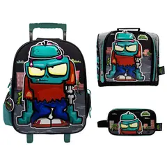 CHILDRENS CLUB - Pack Escolar Maleta Ultra Zombies