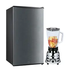 AGHASO - Frigobar 90LT con llave REFR-AGH08 - Licuadora Oster 250-22