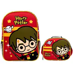 CHILDRENS CLUB - Pack Escolar Nido Mochila y Lonchera Harry Potter
