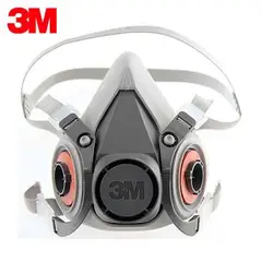 3M - Respirador Media Cara de 2 Vías 6200