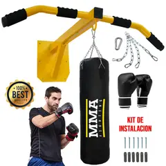 HOLGU - Barra Rack Multifuncional Saco Box Guantes Cadena