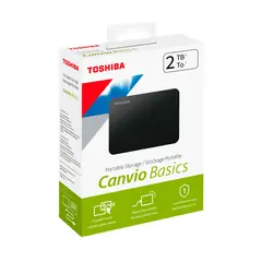 TOSHIBA - Disco Duro Externo 2TB Canvio Basics USB 3.0