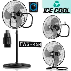 GENERICO - Ventilador de 3 Aspas 3 EN 1 Pedestal