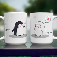 GENERICO - Pack de tazas Pinguinos 11Oz