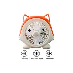 GENERICO - Ventilador para Escritorio Kawaii 2 Niveles