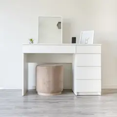 ALL CENTER MUEBLES DE MELAMINA - Tocador Georgina Con Espejo