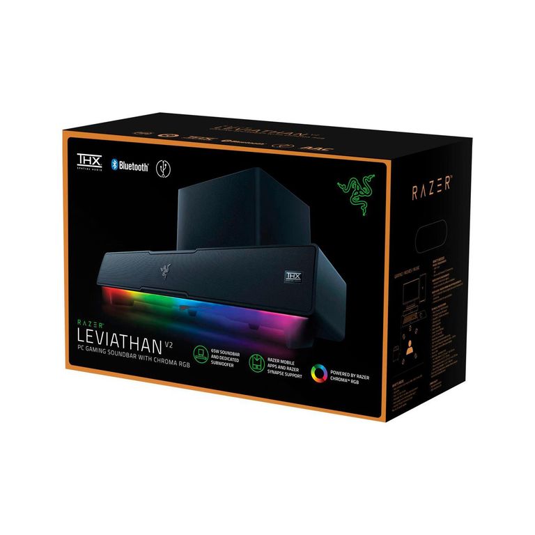 Parlante Gamer Razer Leviathan V2 Sound Bar Sw Bt Thx Chroma Black