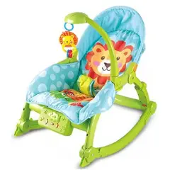 IDEAL - SILLA MECEDORA MUSICAL VIBRADORA LAMPARA Y MESA MULTICOLOR