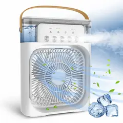 GENERICO - Ventilador Enfriador De Aire Portátil 3 En 1 Rectangular