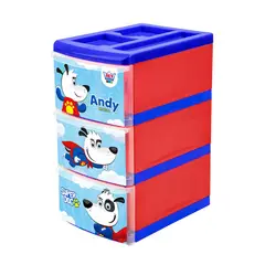 Reyplast - Organizador Practico x3 Niveles Andy azul Reyplast