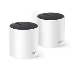 TP LINK - Pack de 2 Sistema Mesh WiFi 6 AX3000 TP-Link Deco X55 Cobertura Inteligente para Todo el Hogar