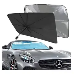 GENERICO - Protector Panoramico Carro Parasol Premium Forma Sombrilla